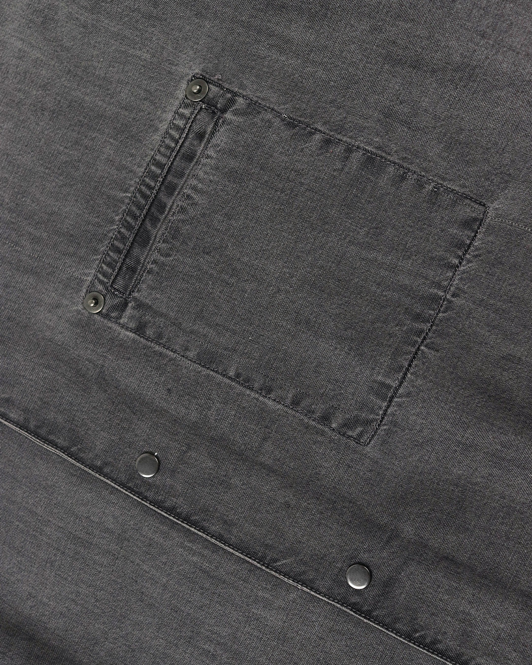 Denim short-sleeve shirt