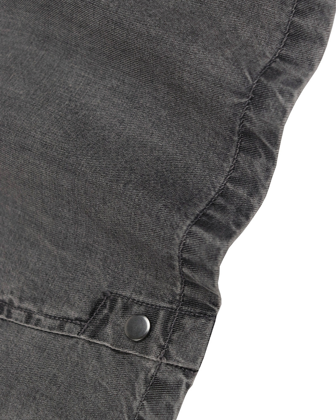 Denim short-sleeve shirt