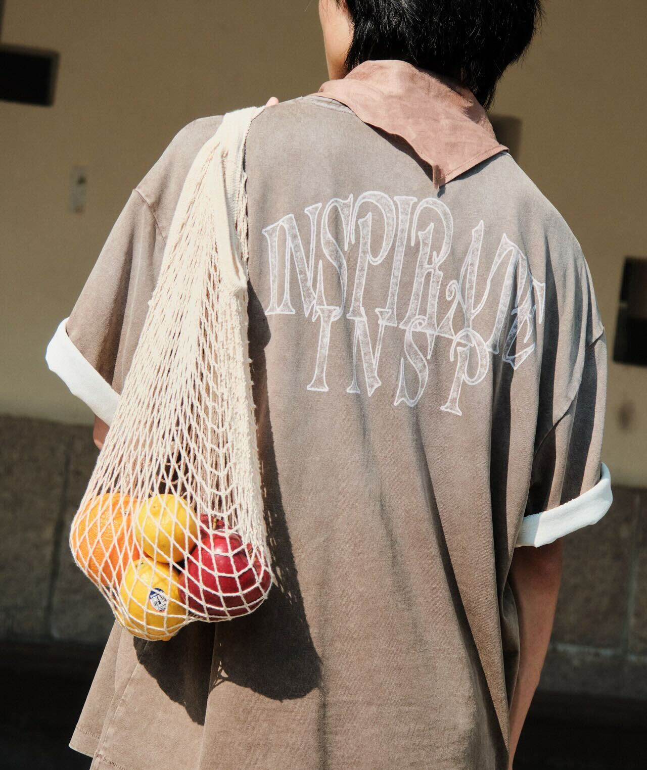 Inspirate Stone washed T-shirt