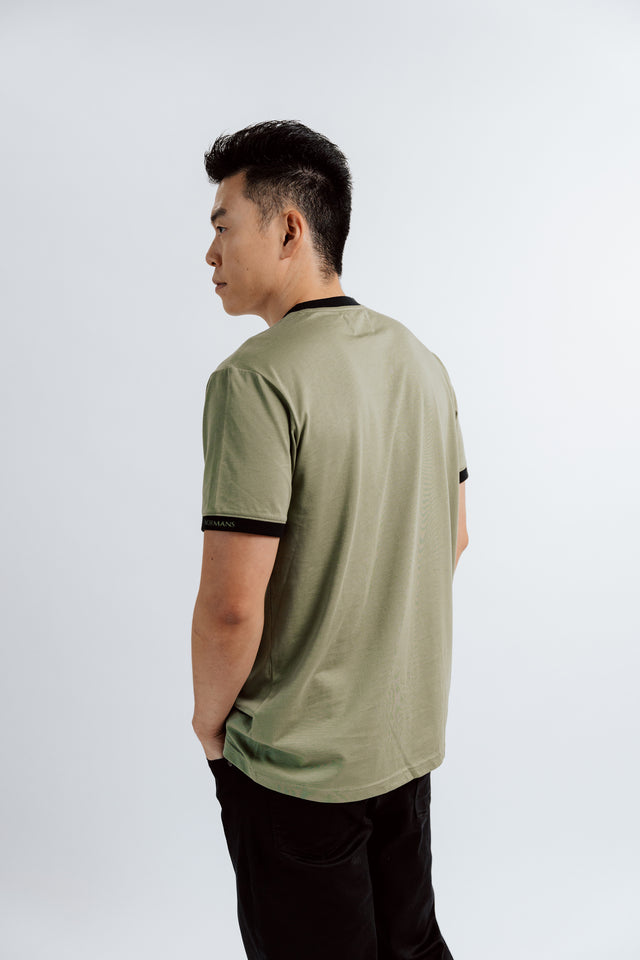 NORMANS Contrast Crew Neck Tee