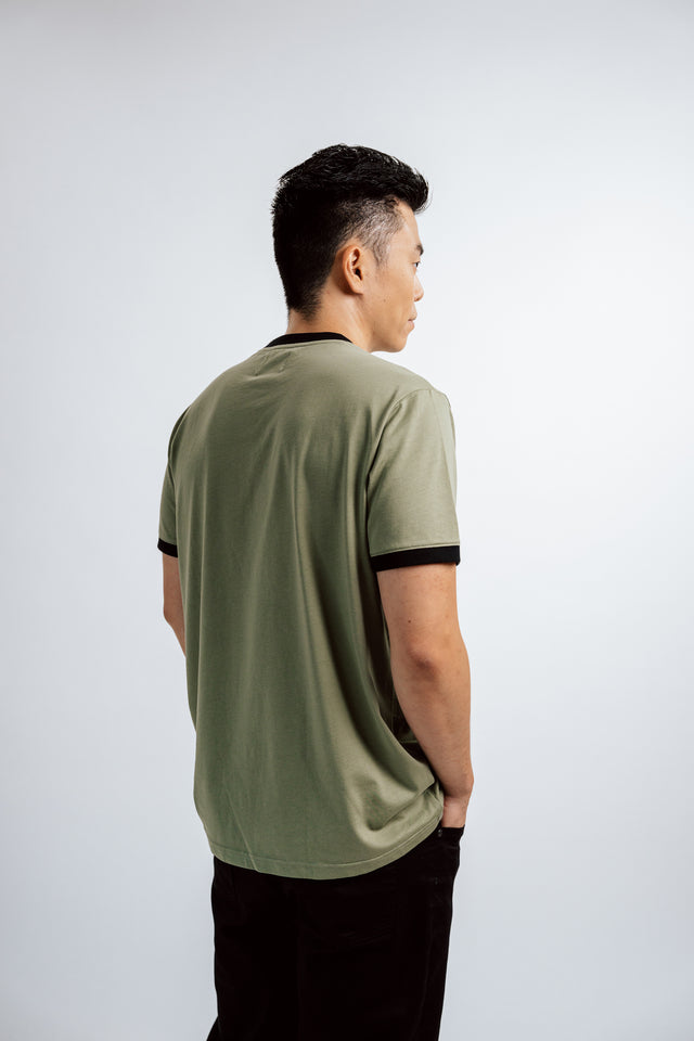 NORMANS Contrast Crew Neck Tee