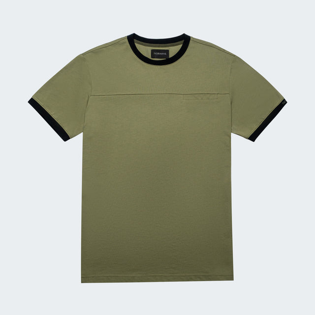 NORMANS Contrast Crew Neck Tee