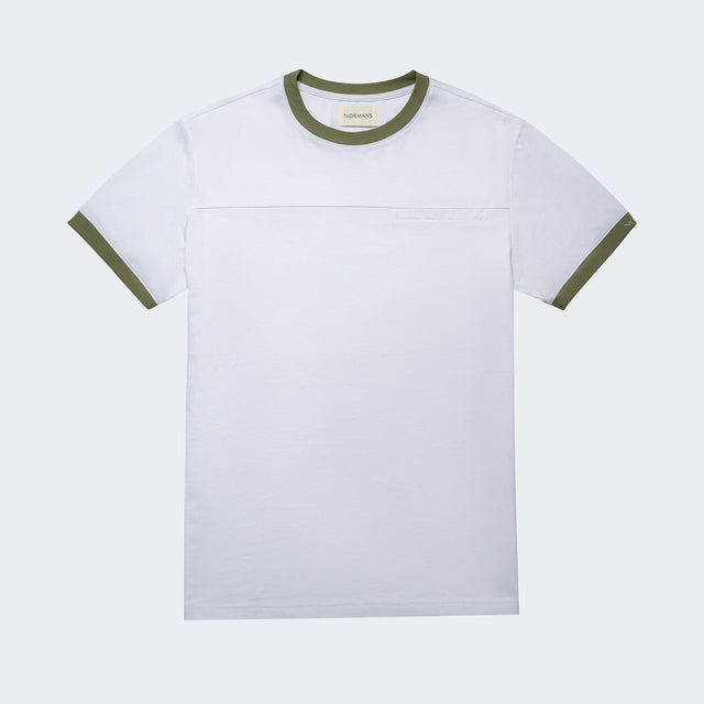 NORMANS Contrast Crew Neck Tee