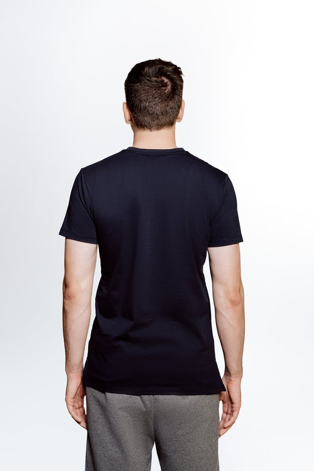 Tab V-Neck Short Sleeves