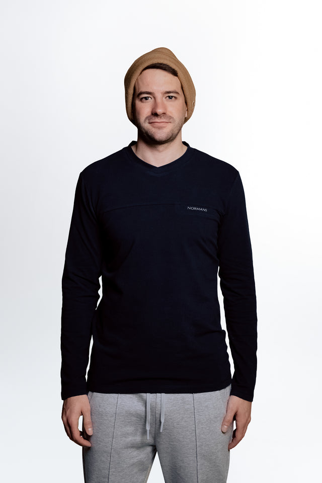 NORMANS Long Sleeves V-Neck