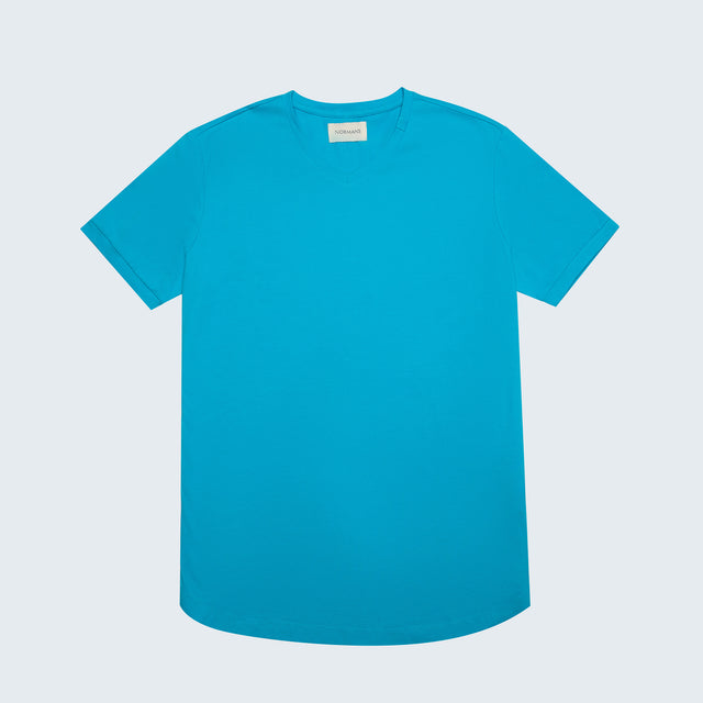 Tab V-Neck Short Sleeves