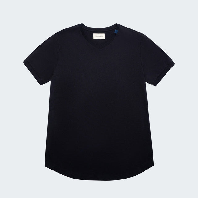 Tab V-Neck Short Sleeves