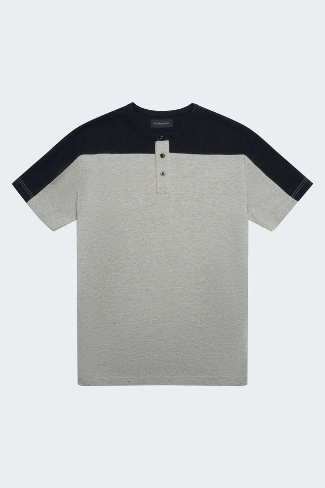 NORMANS Short Sleeves Henley