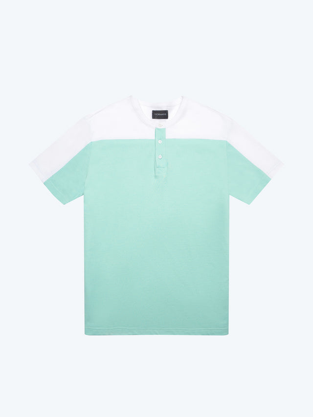 NORMANS Short Sleeves Henley