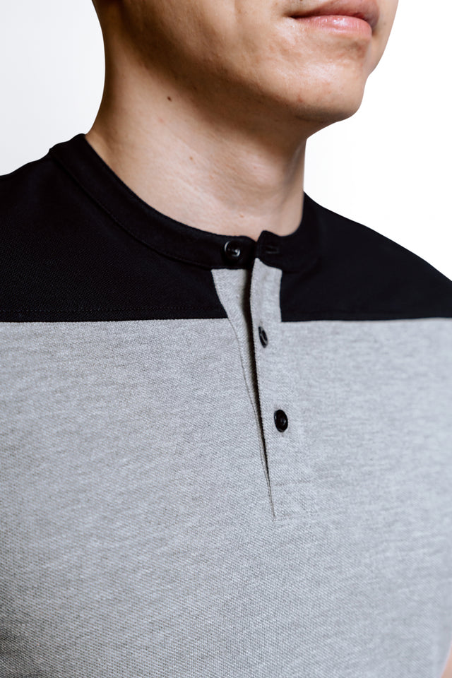 NORMANS Short Sleeves Henley