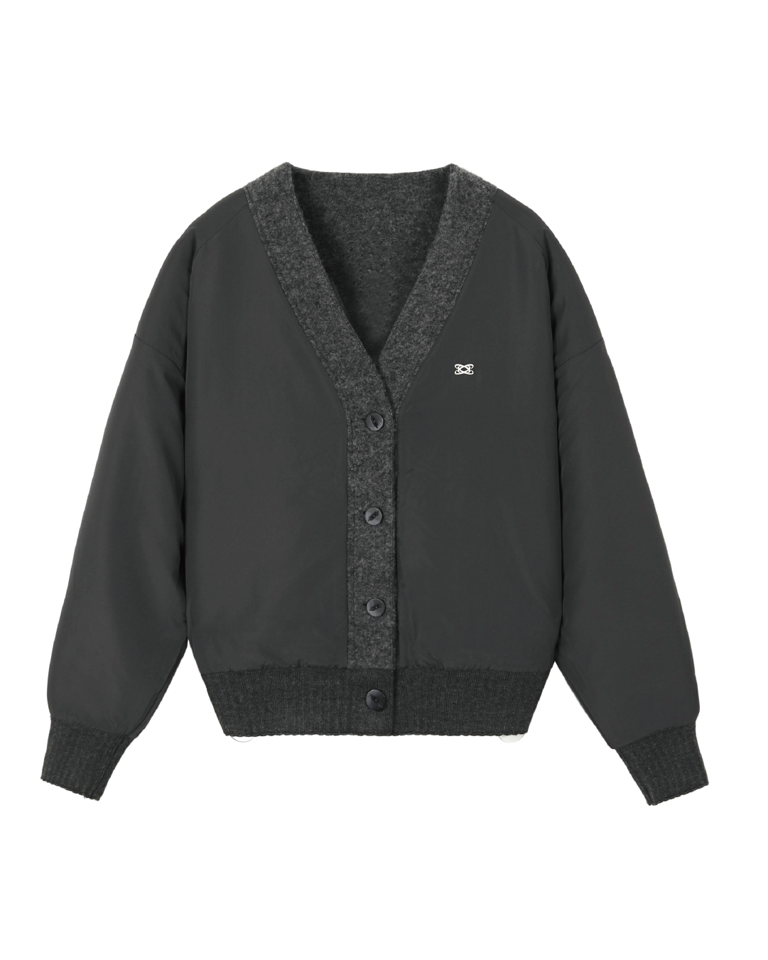Reversible Padded Cardigan