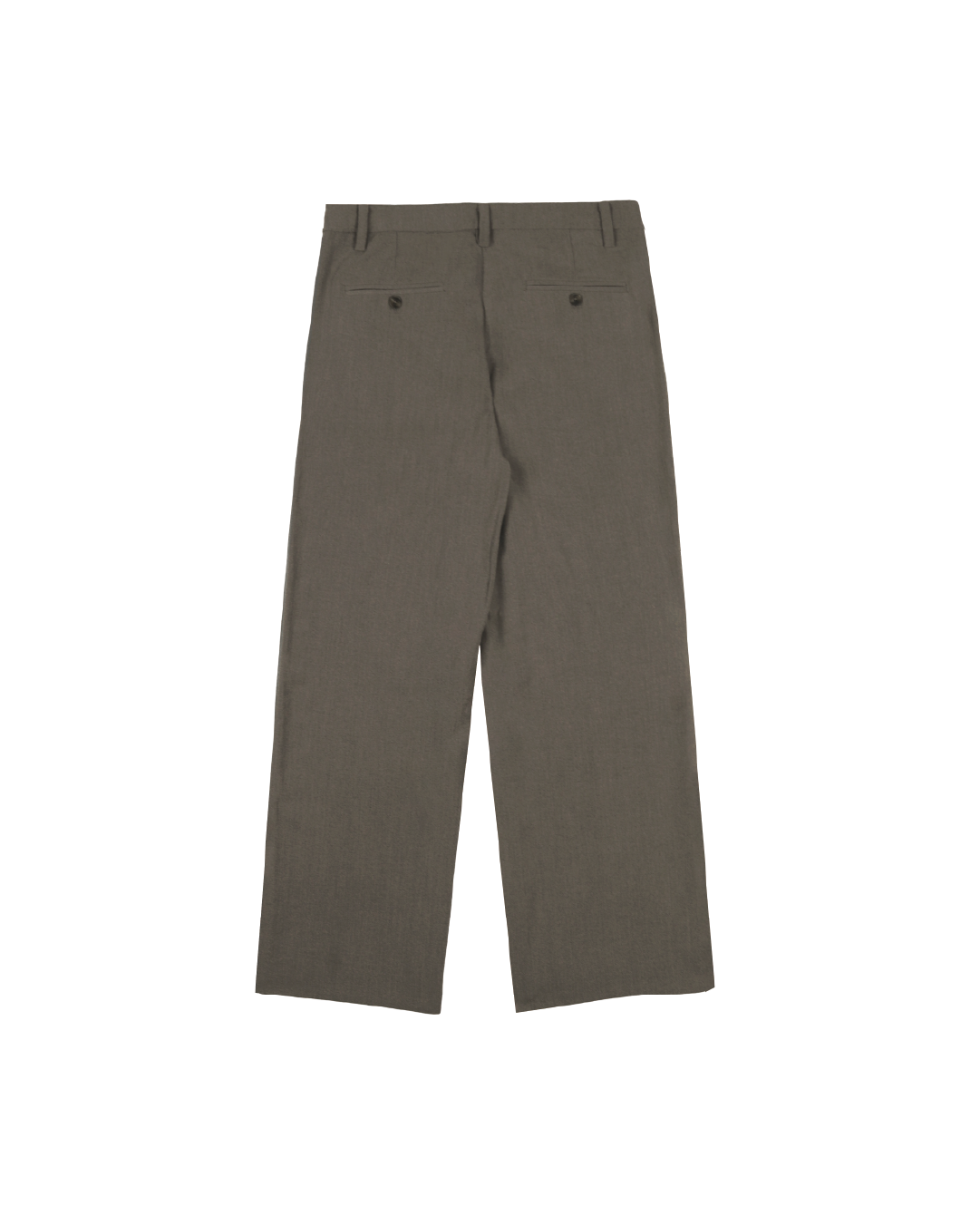 Wrinkle-Free Wool Blend Trousers