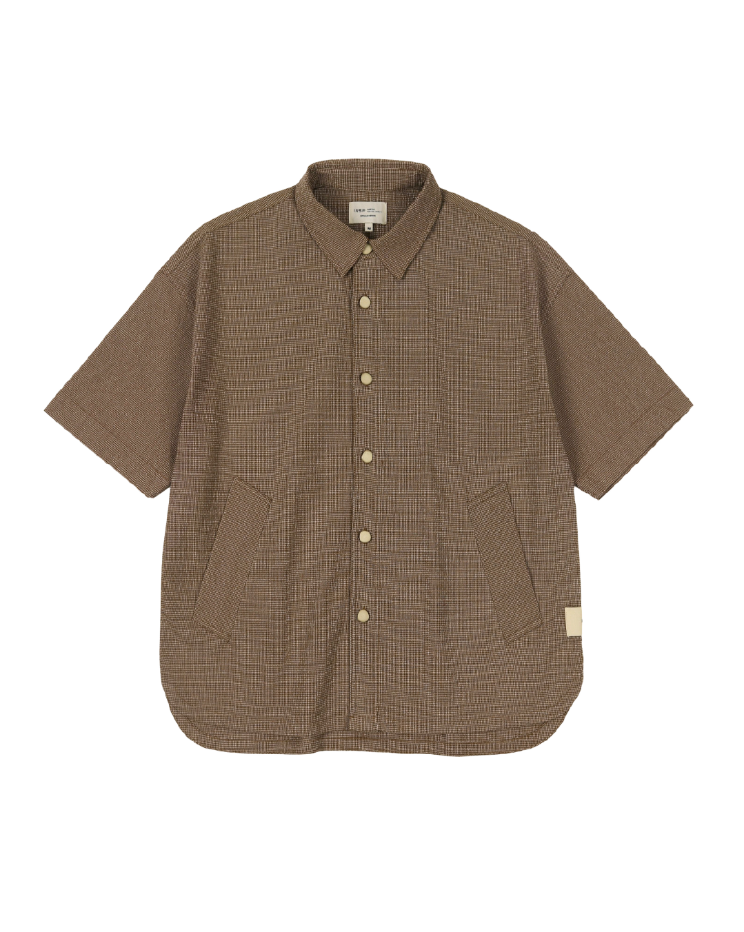 Woven short-sleeve shirt