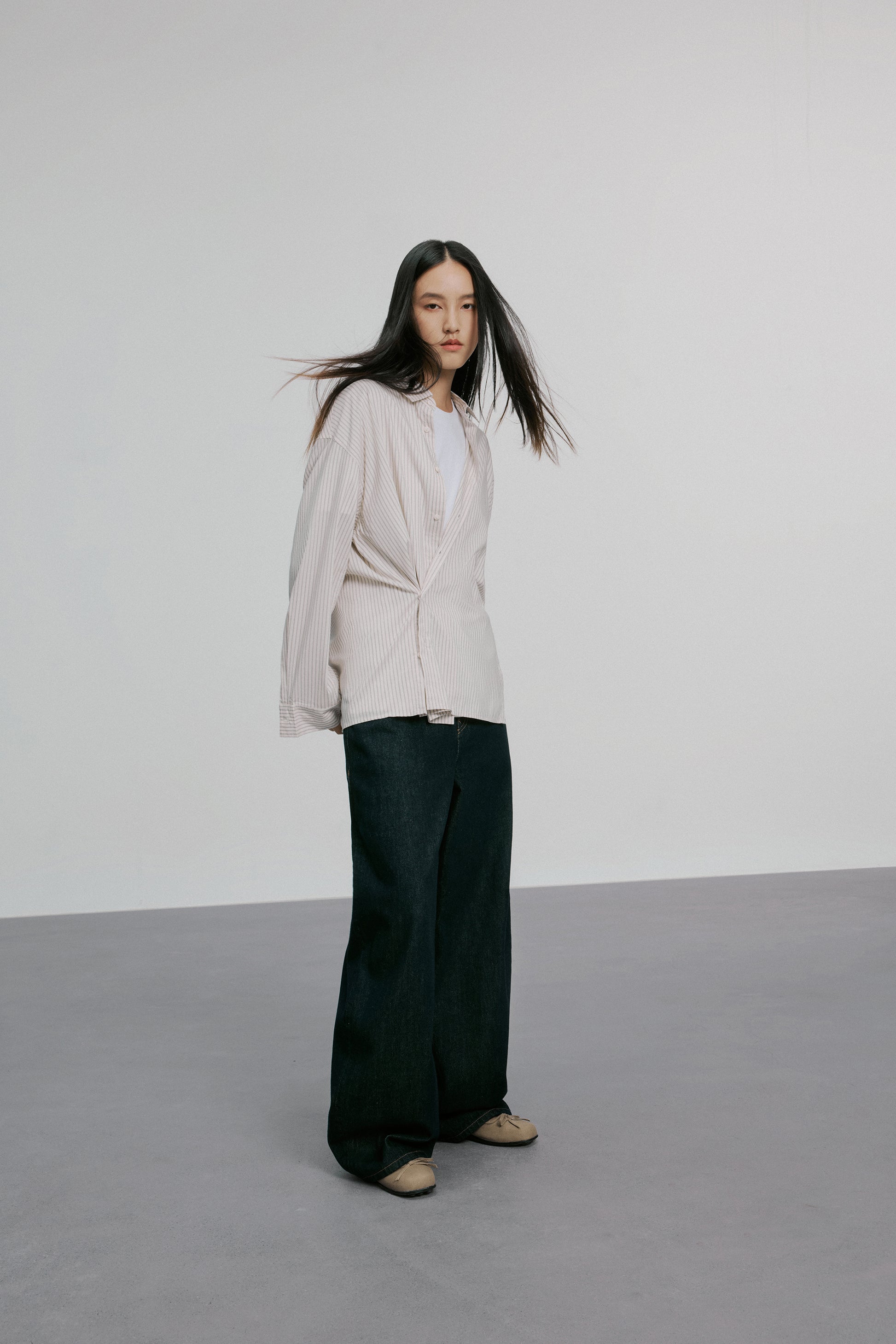 Two Way Pinstripe Shirt