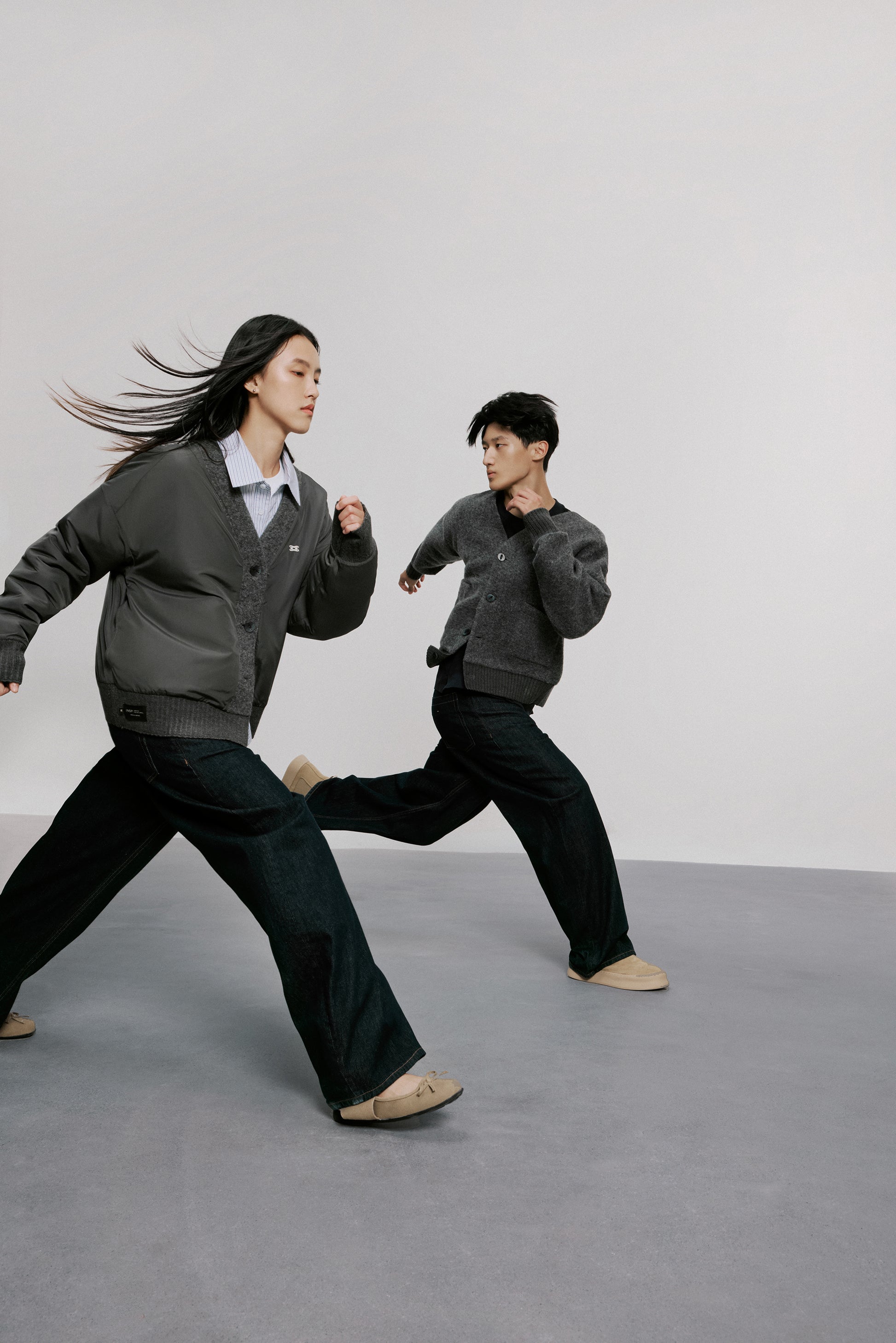 Reversible Padded Cardigan